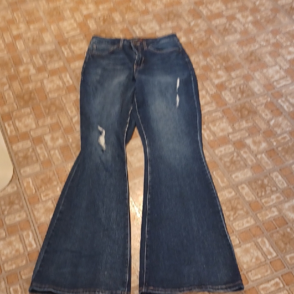 YMI  Jeans Dark Blue Flare Jeans Size 9/29